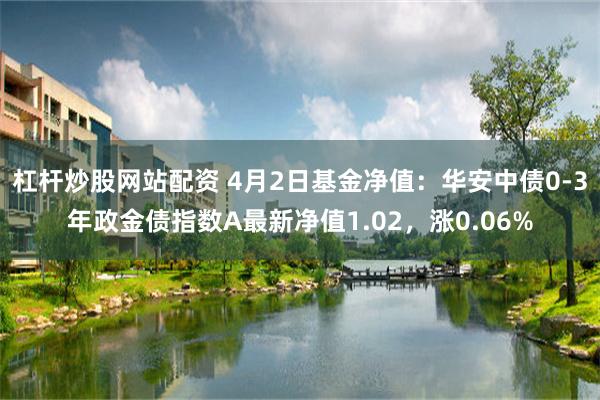 杠杆炒股网站配资 4月2日基金净值：华安中债0-3年政金债指数A最新净值1.02，涨0.06%
