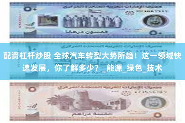 配资杠杆炒股 全球汽车转型大势所趋！这一领域快速发展，你了解多少？_能源_绿色_技术