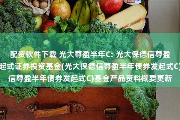 配资软件下载 光大尊盈半年C: 光大保德信尊盈半年定期开放债券型发起式证券投资基金(光大保德信尊盈半年债券发起式C)基金产品资料概要更新