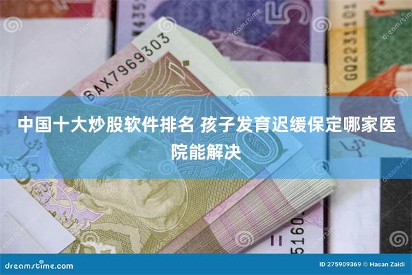 中国十大炒股软件排名 孩子发育迟缓保定哪家医院能解决